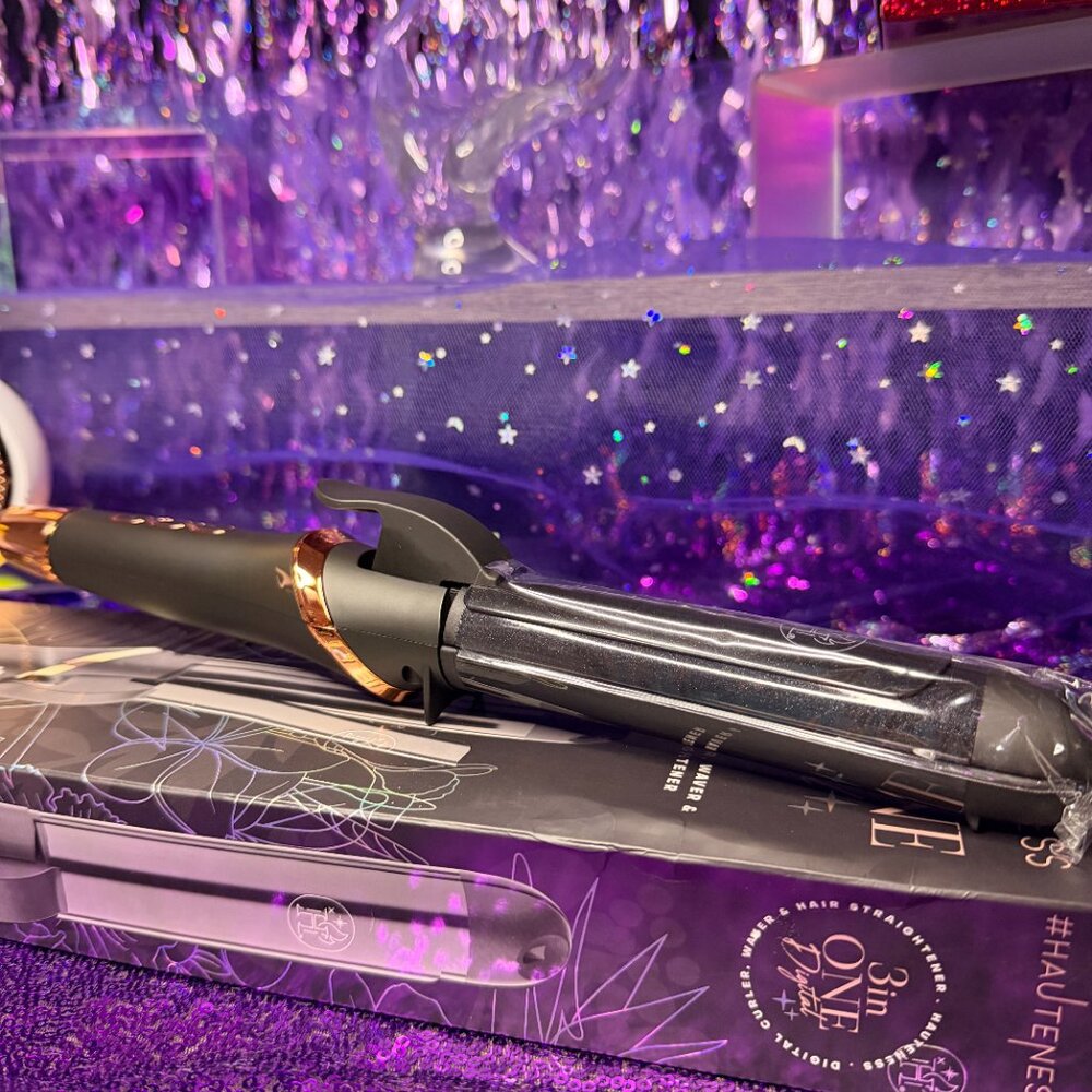 HAUTENESS 3inONE Multistyler Flat Iron & Curling System - Black - Picture 3 of 3